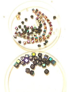 Lot of Colorful Crystal Glass Beads
